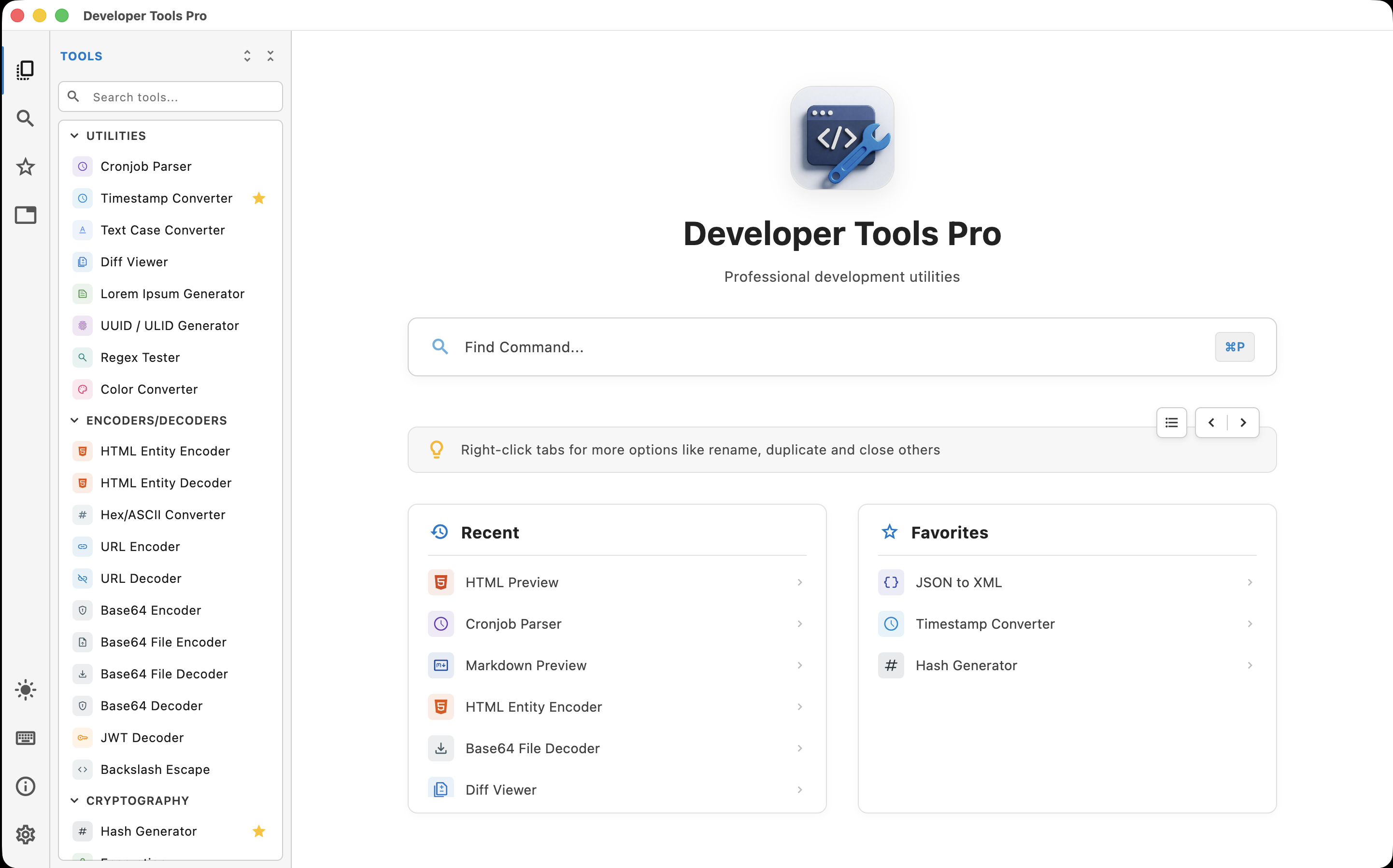 Developer Tools Pro Light Mode